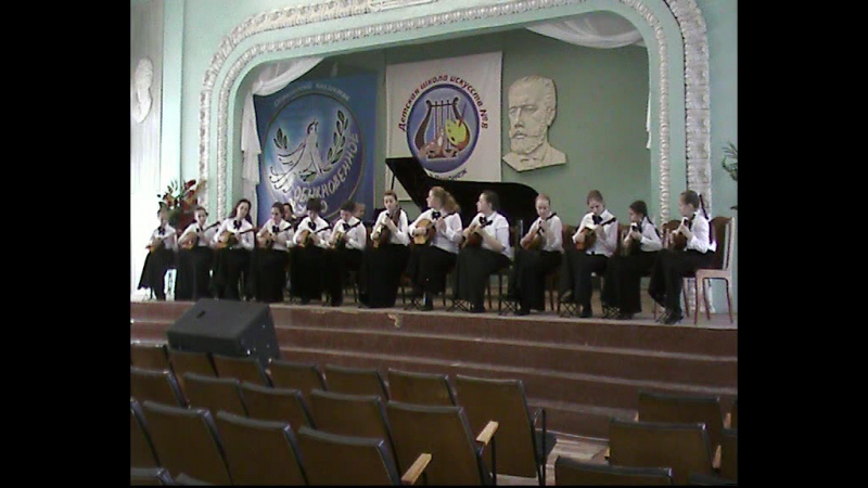 ЦМШ  Играю с оркестром март 2016 народники