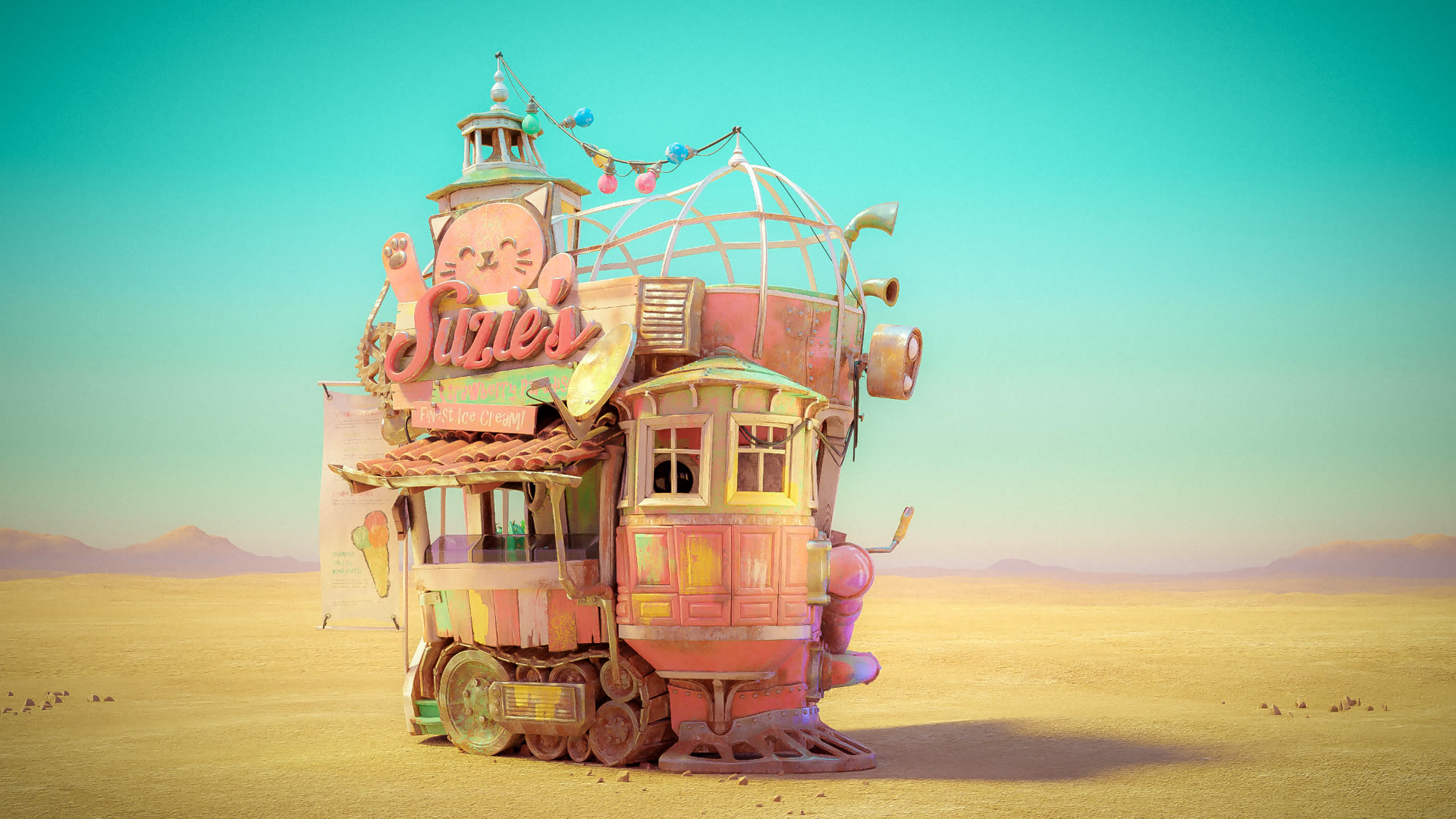 Blender Cloud - Fantasy Vehicle Creation
