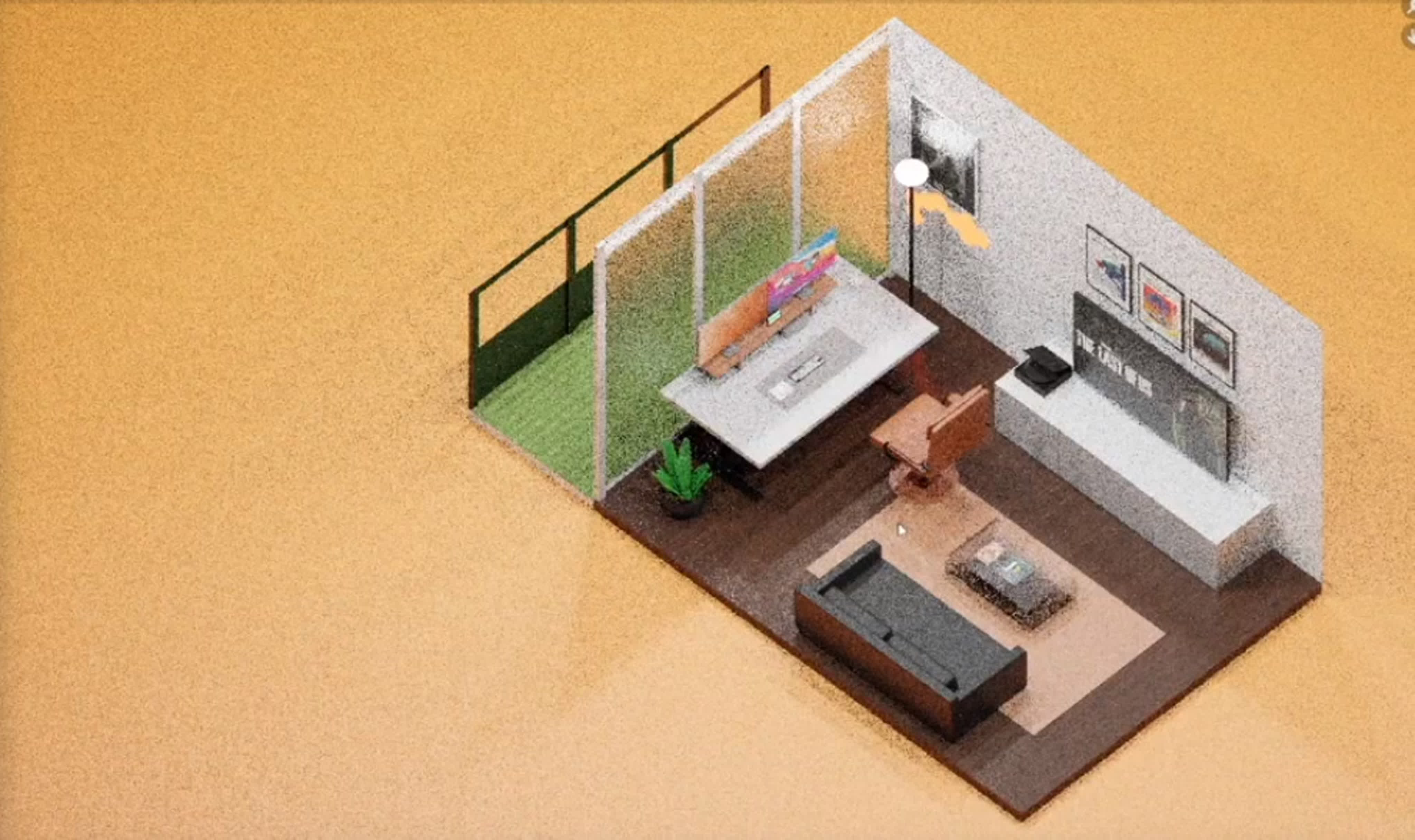 skillshare - Blender 3D: Create Tech Studio Living Room