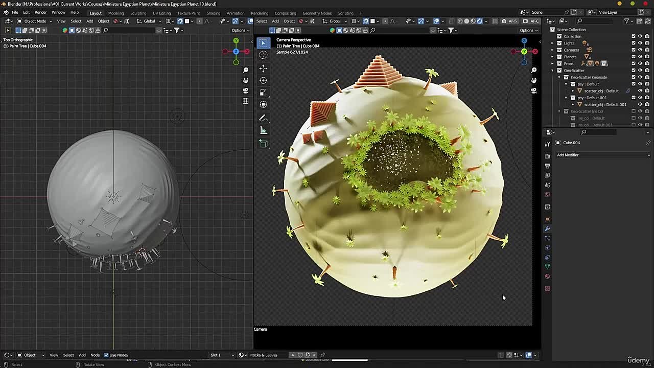 Udemy - Blender for Intermediate - Your First Miniature Planet