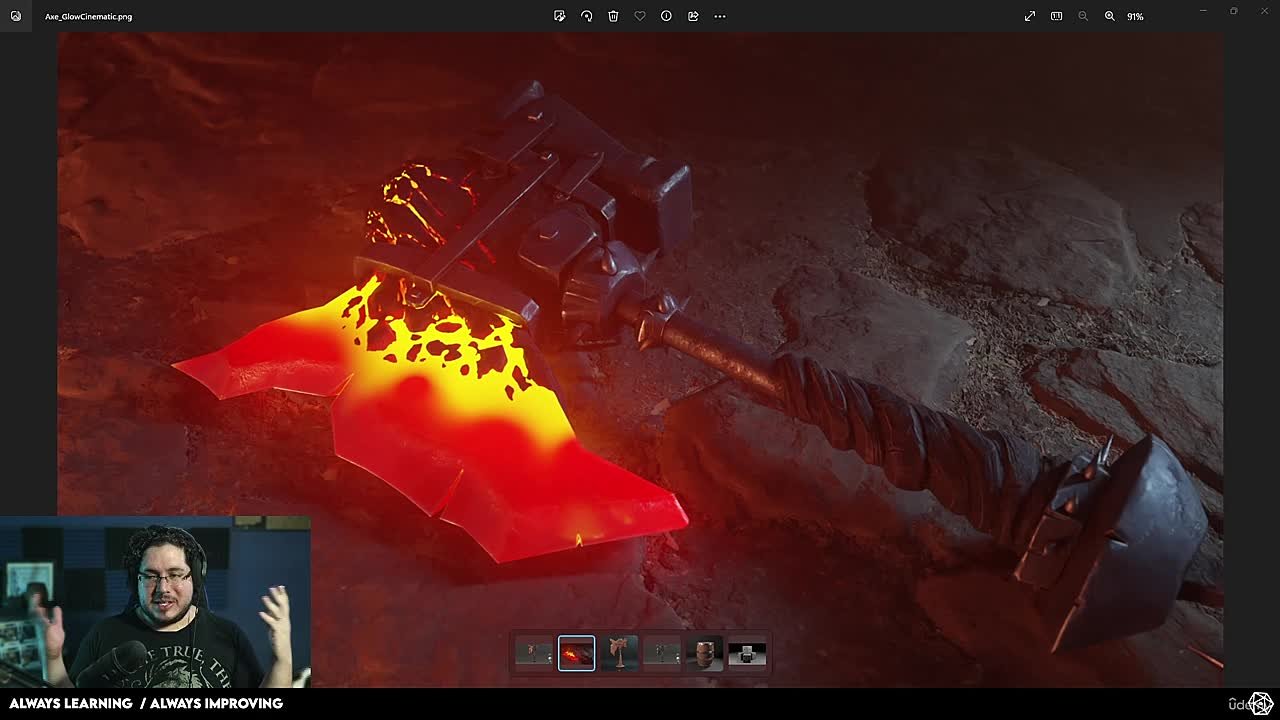 Blender 3D Artist Forge AAA Weapons