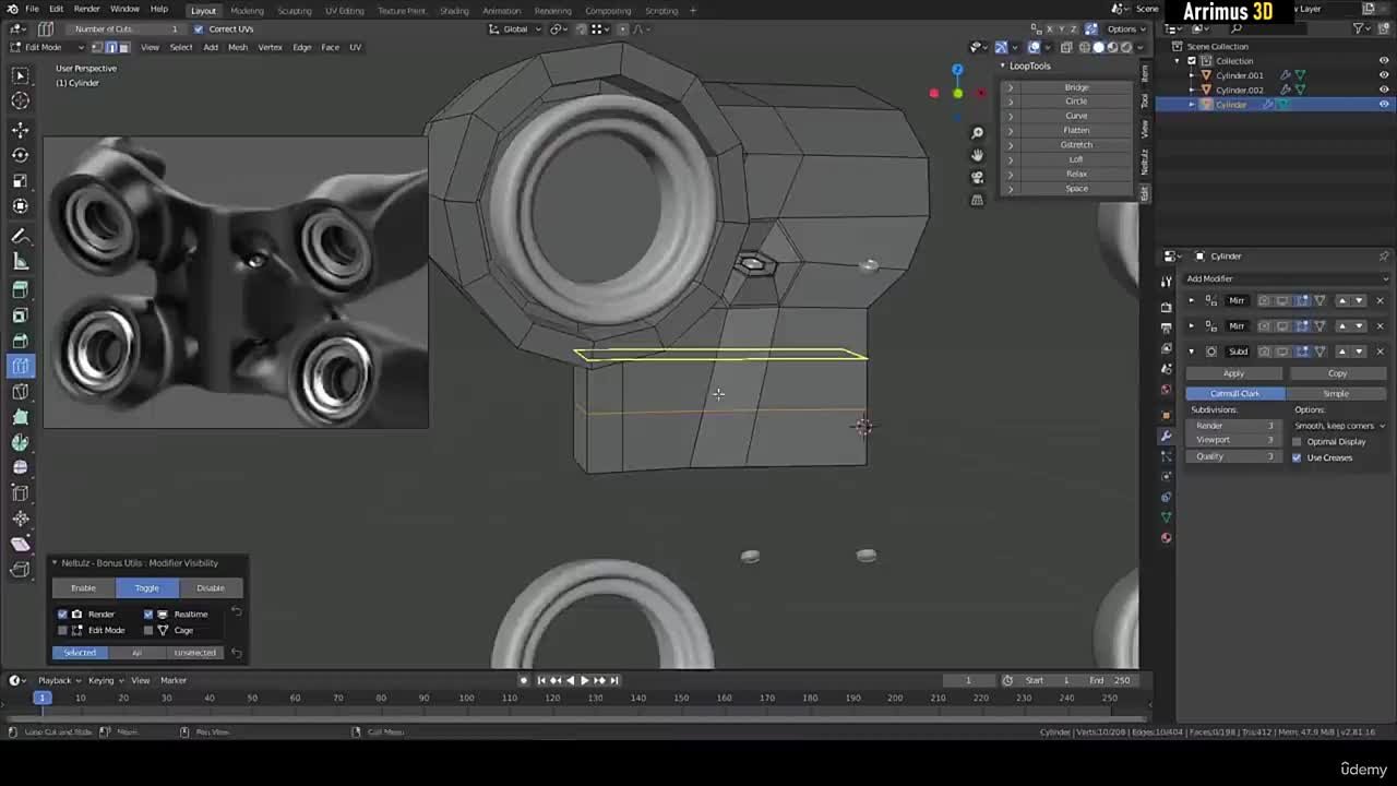 Arrimus Ultimate 3D Modeling Course (2022) (Blender)