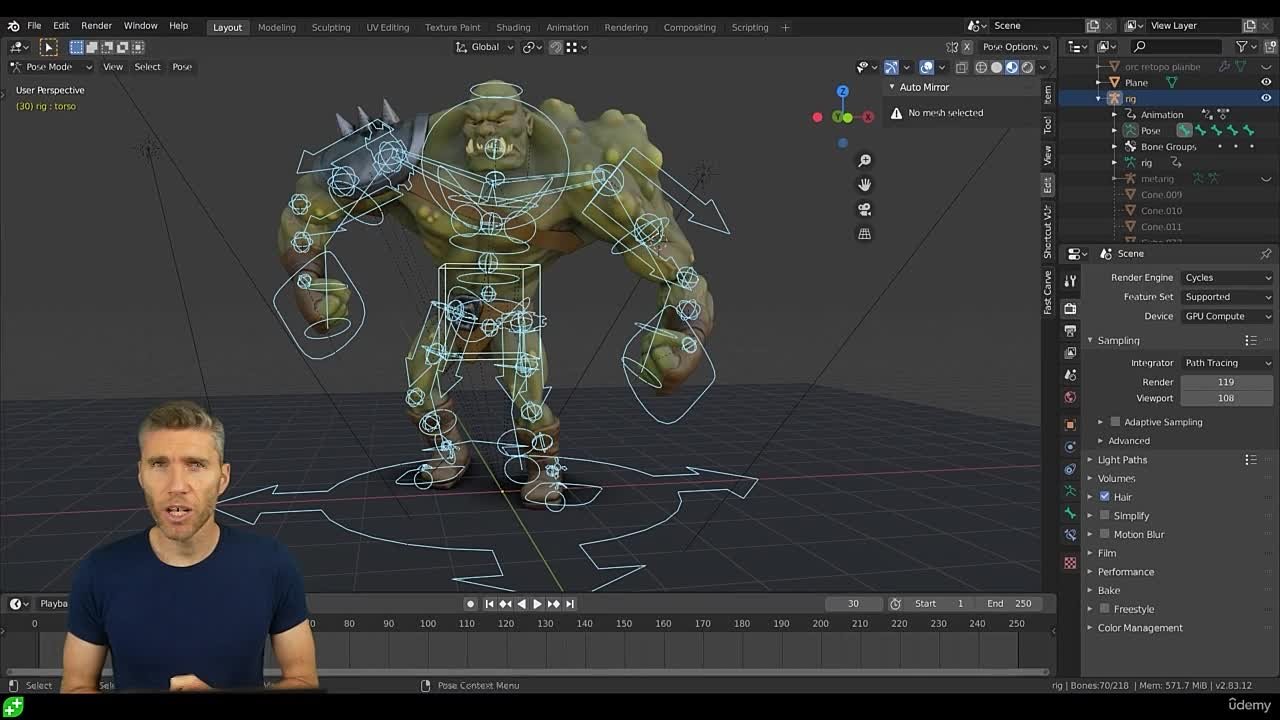 Udemy - Low Poly Characters - Blender Bitesize Course (2022)