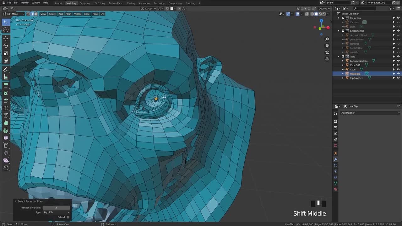 FlippedNormals - Retopology in Blender 2.8 with Henning Sanden (2020)