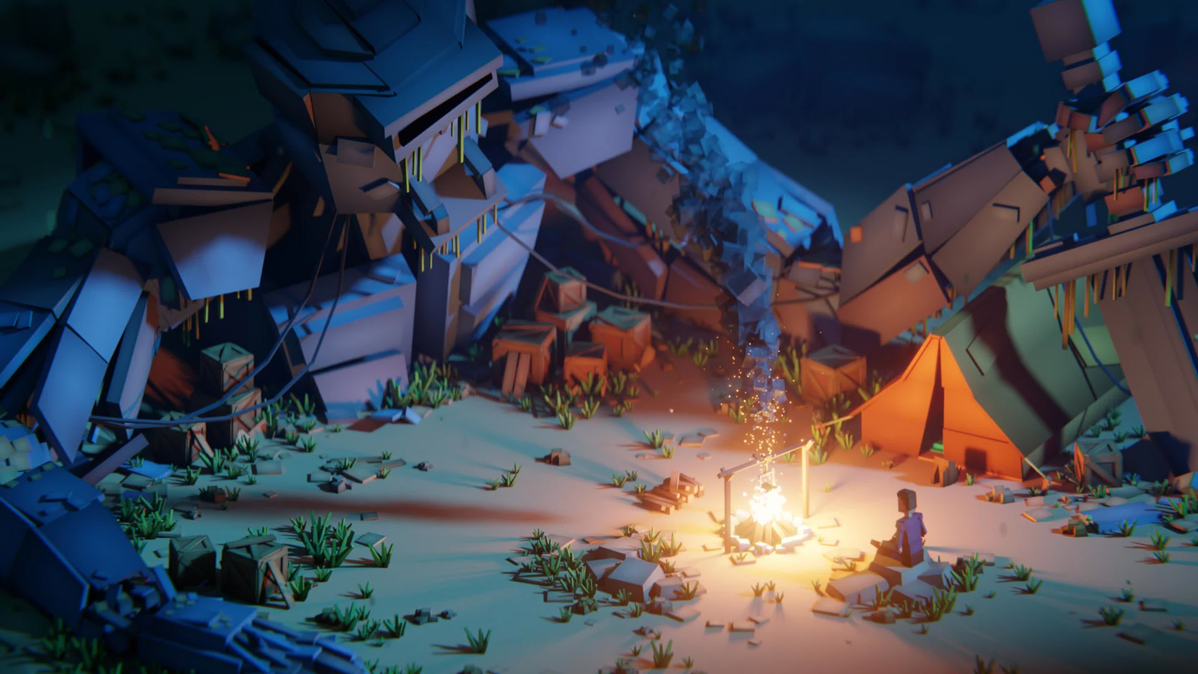 CGBoost - Cubic Worlds - Create Stunning Low Poly Animations in Blender 3 (2022)