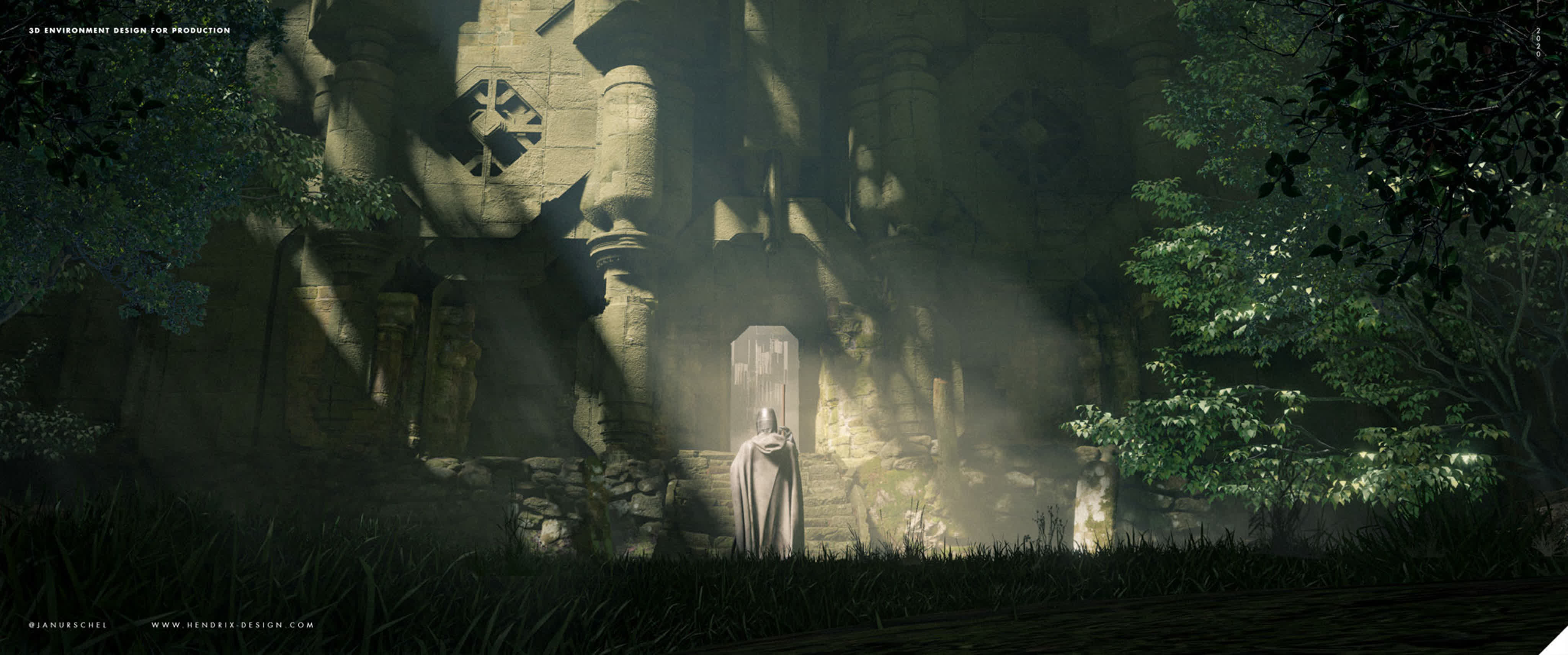 Gumroad - Jan Urschel - 3D Environment Design for Production in Blender 2.83 (2020)