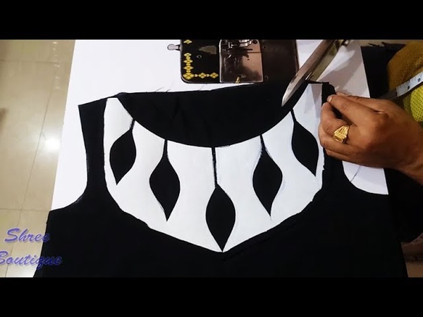 фигурный вырез,декор