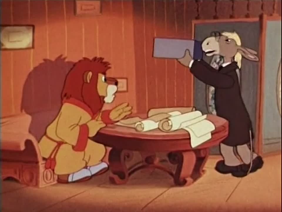 лиса строитель