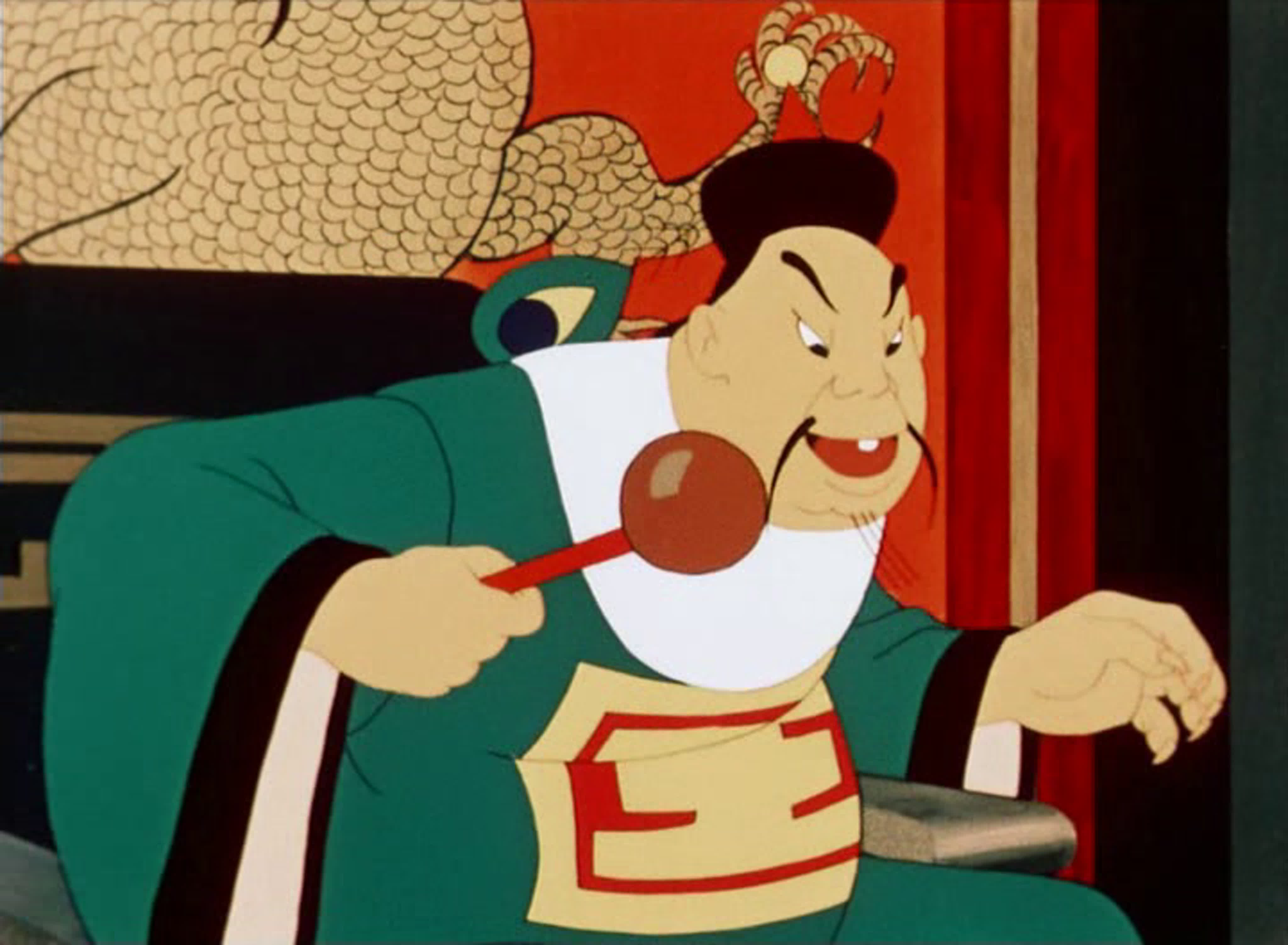 желтый аист