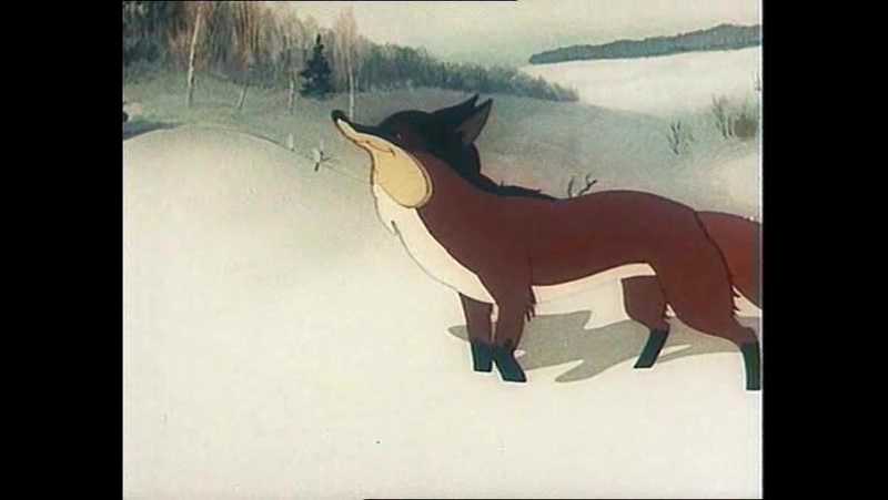 ворона и лисица