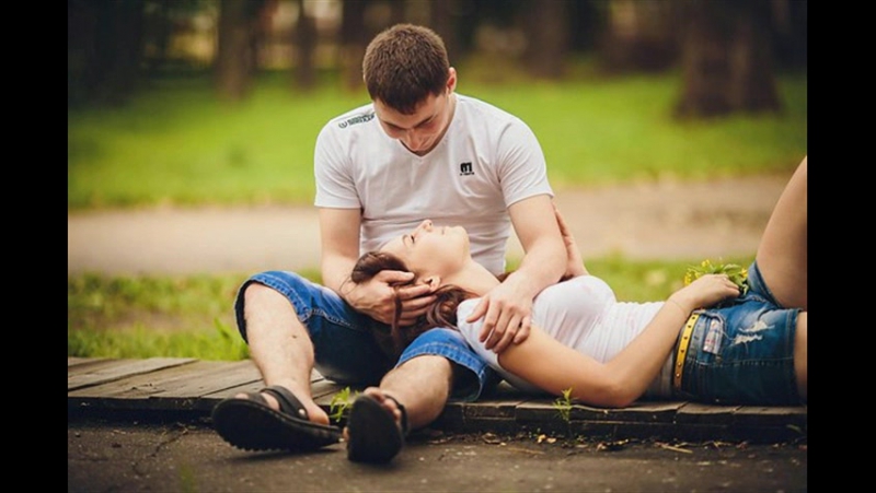 Женщина кошка и Бэтмэн из Фонтебло 2016