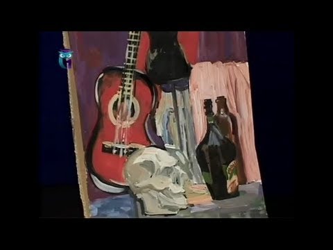 Гуашь. Уроки рисования из интернета.