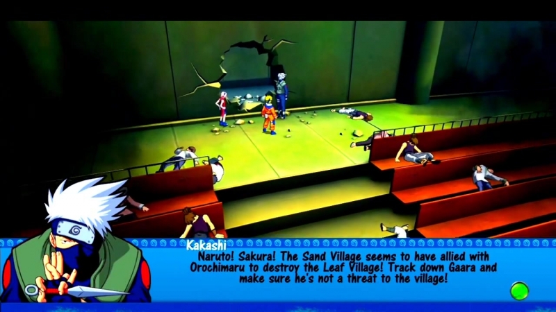 Naruto Rise of a Ninja Xbox 360 моё прохождение