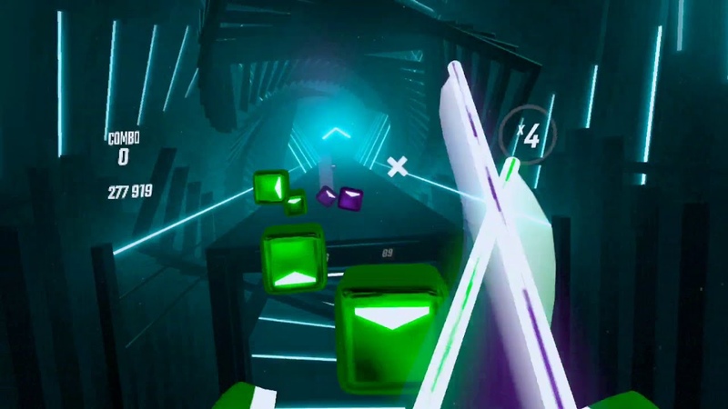 VR Beat Saber Прохождение