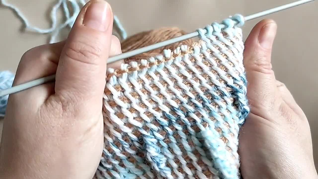 тунисское вязание