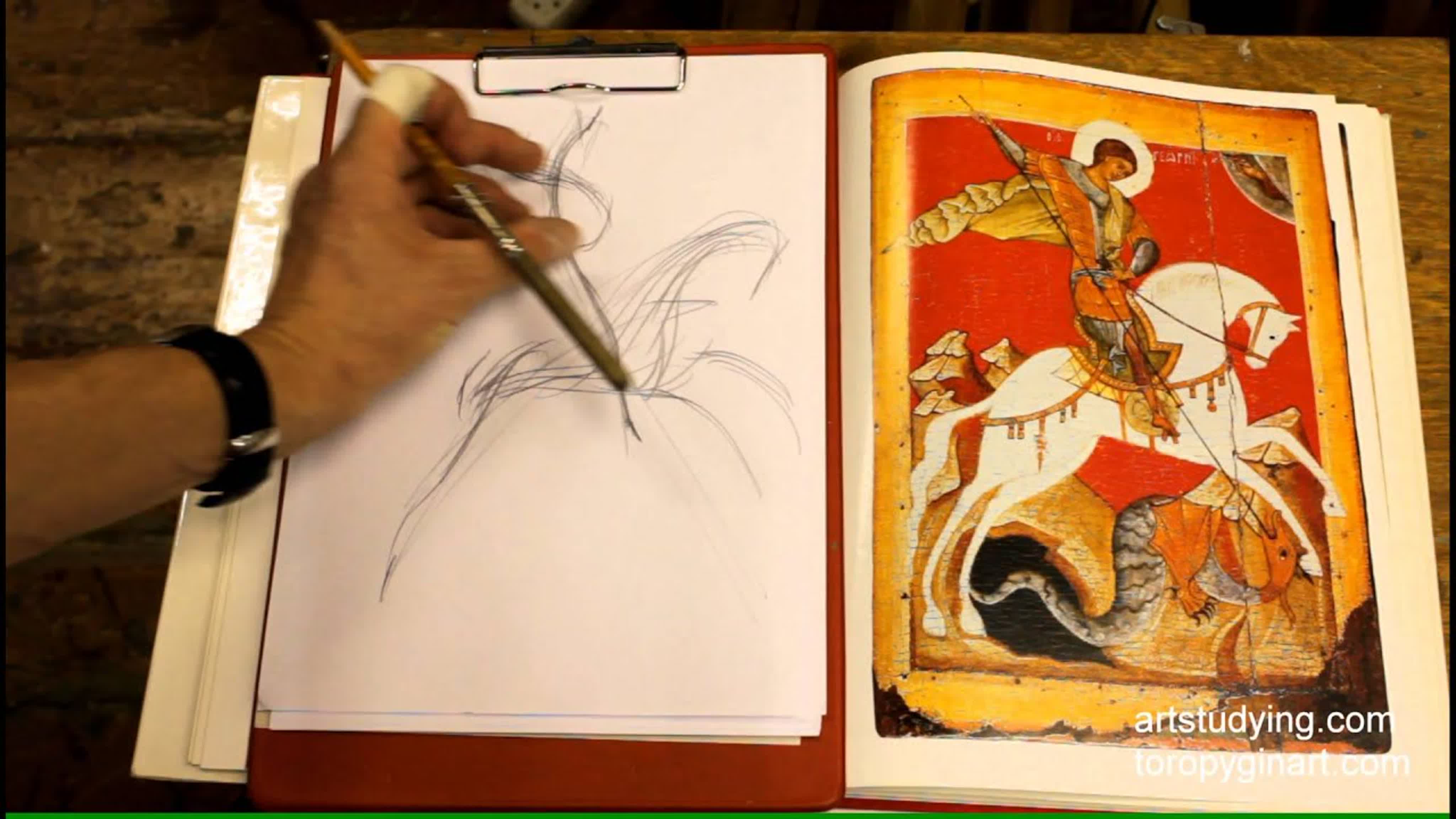 Движение в иконописи