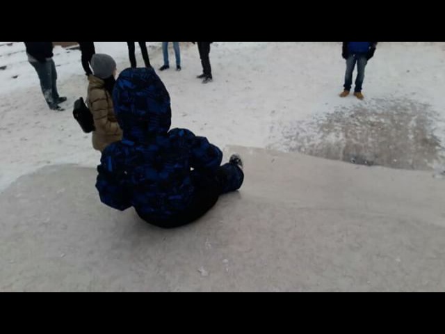 Kids Playing in the Snow