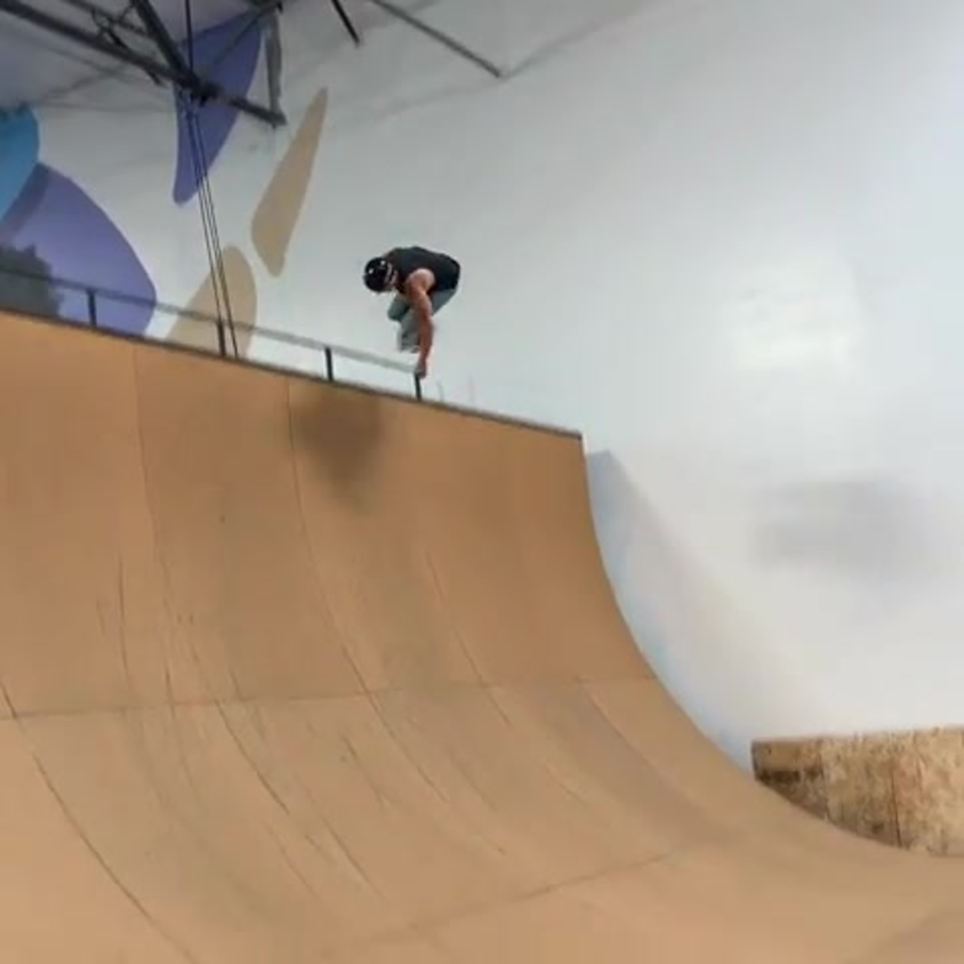 Трюки в большой рампе