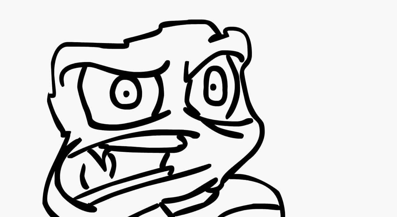 обводка  персонажей "БЕСИТ!"