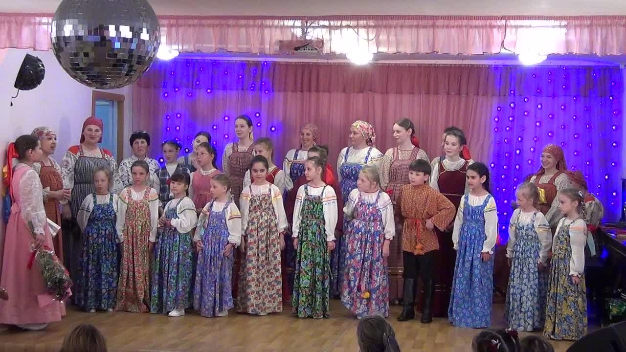 Отчетный концерт отделения "Народное пение"