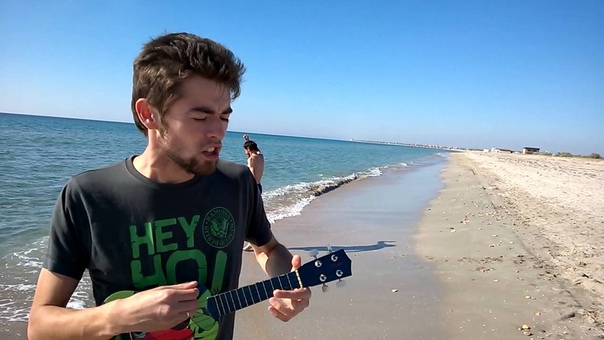 На берегу Черного моря