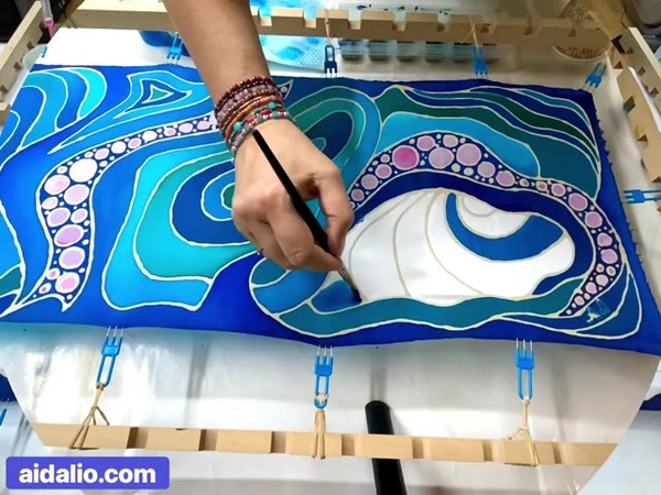 Батик. Роспись по шелку.