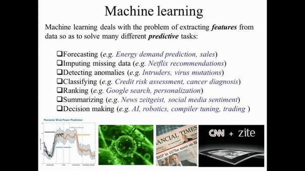 Undergraduate Machine Learning (Nando de Freitas, UBC)