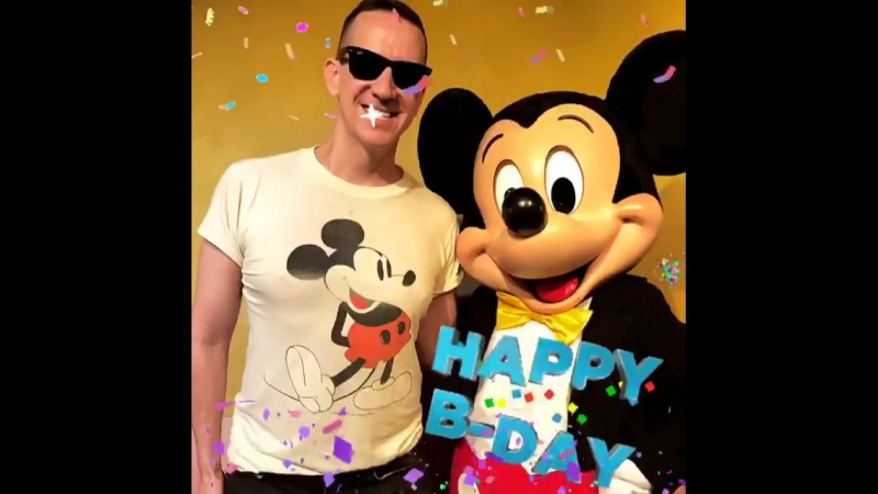 Frances Bean at Jeremy Scott's birthday party at Disneyland