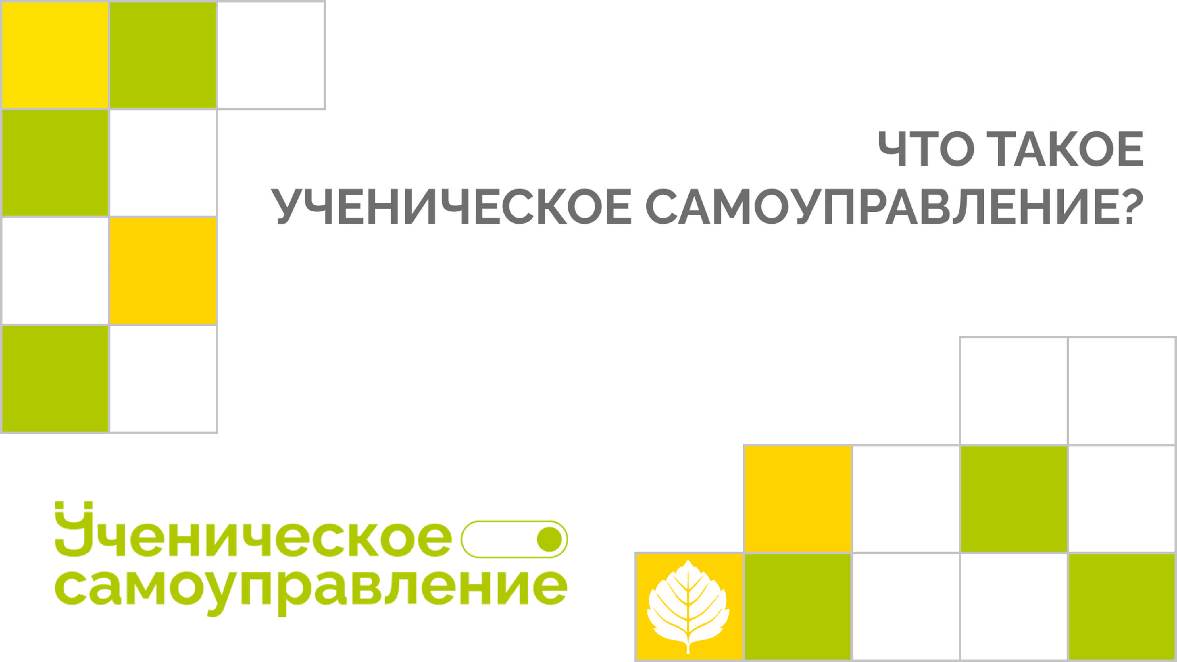 Образовательный курс по ученическому самоуправлению для школьников.