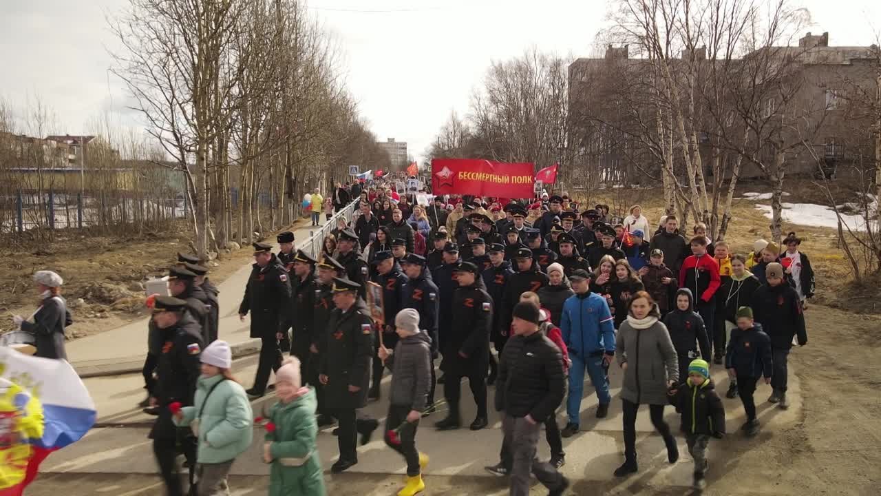 День Победы. 9 мая 2022 года . Мурмаши