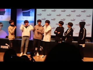 180408 PUMA X BTS TURIN Фансайн