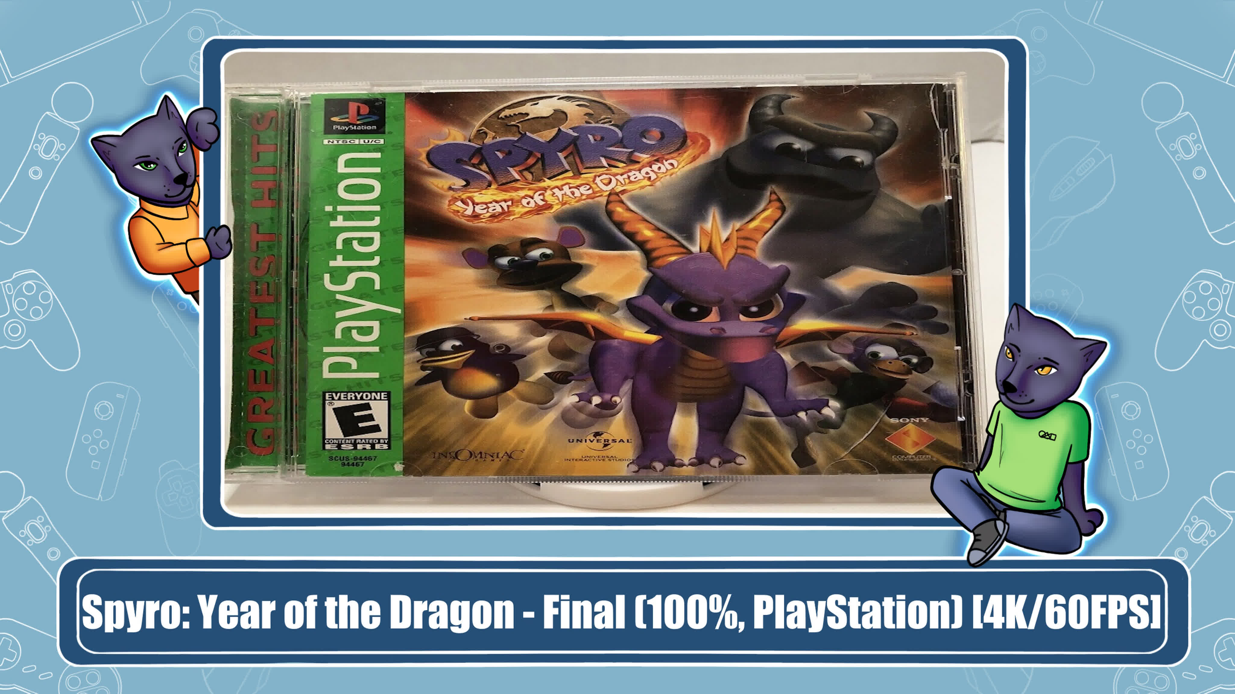 Spyro: Year of the Dragon (100%)