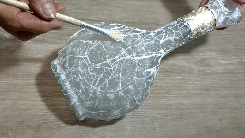 Декор бутылок под цветы