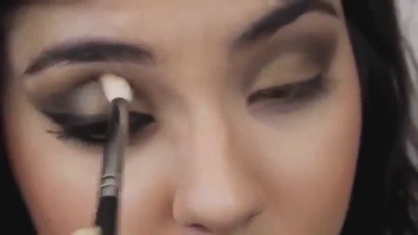 макияж для карих глаз