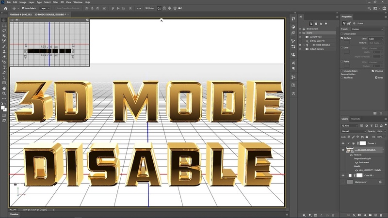 3д в фотошопе