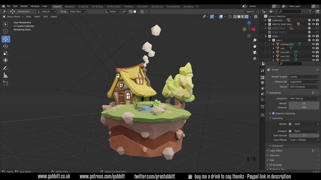 low poly Blender [GrantAbbitt]