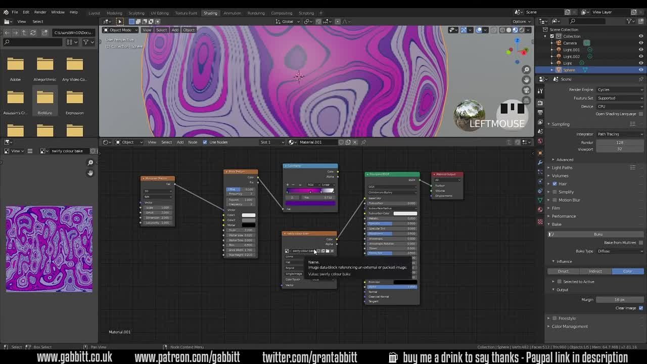 Baking Textures [GrantAbbitt]