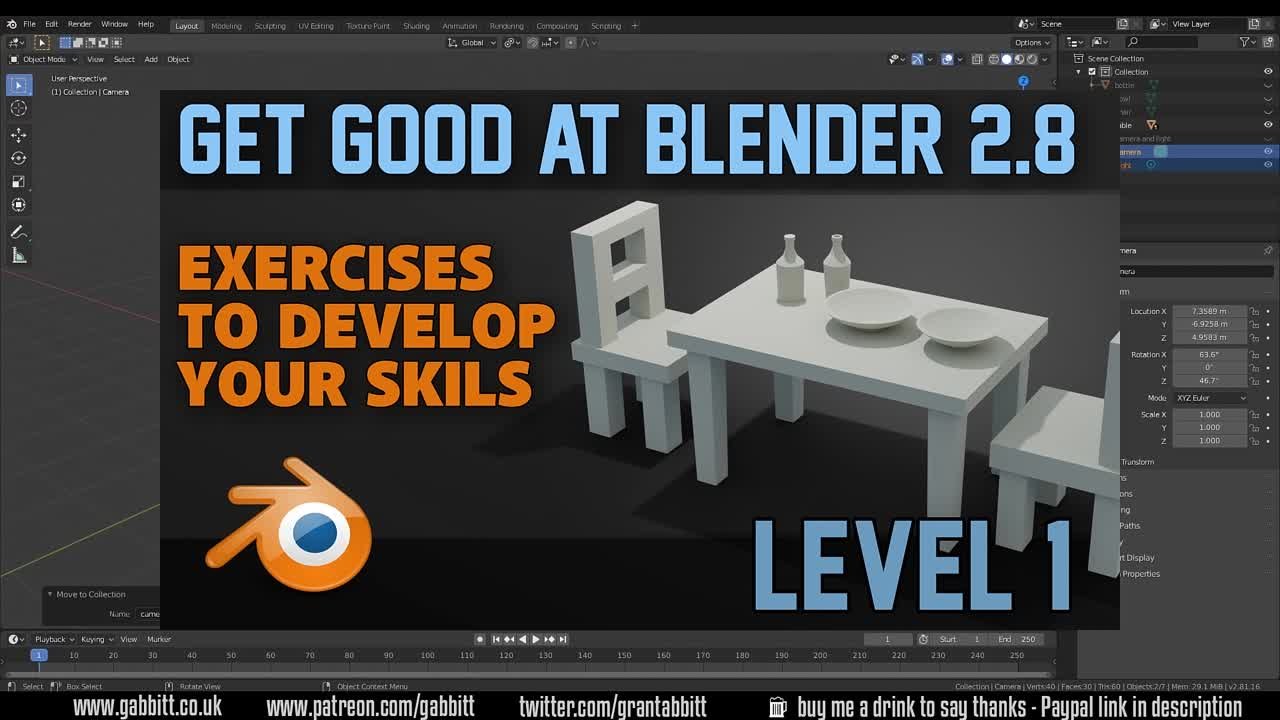 Get Good @ Blender [GrantAbbitt]