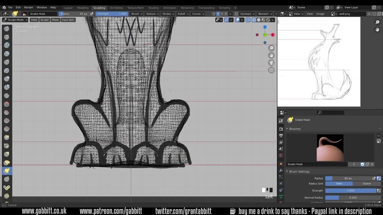 3D Print from Sculpt - Blender [GrantAbbitt]