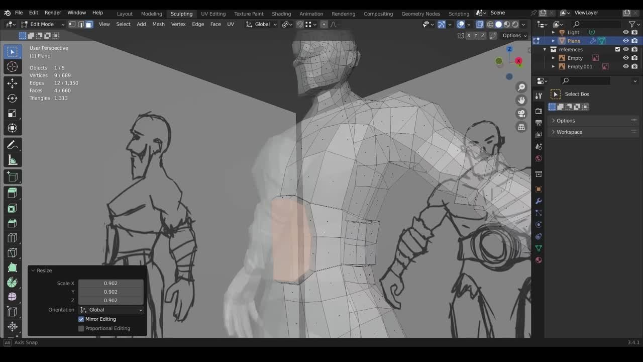 simple game assets - full workflow - Blender 2.8 [GrantAbbitt]