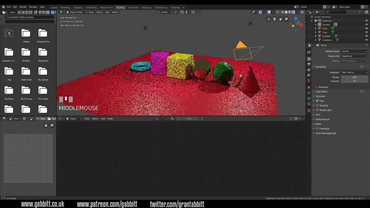 Blender 2.8 for beginners full course [GrantAbbitt]