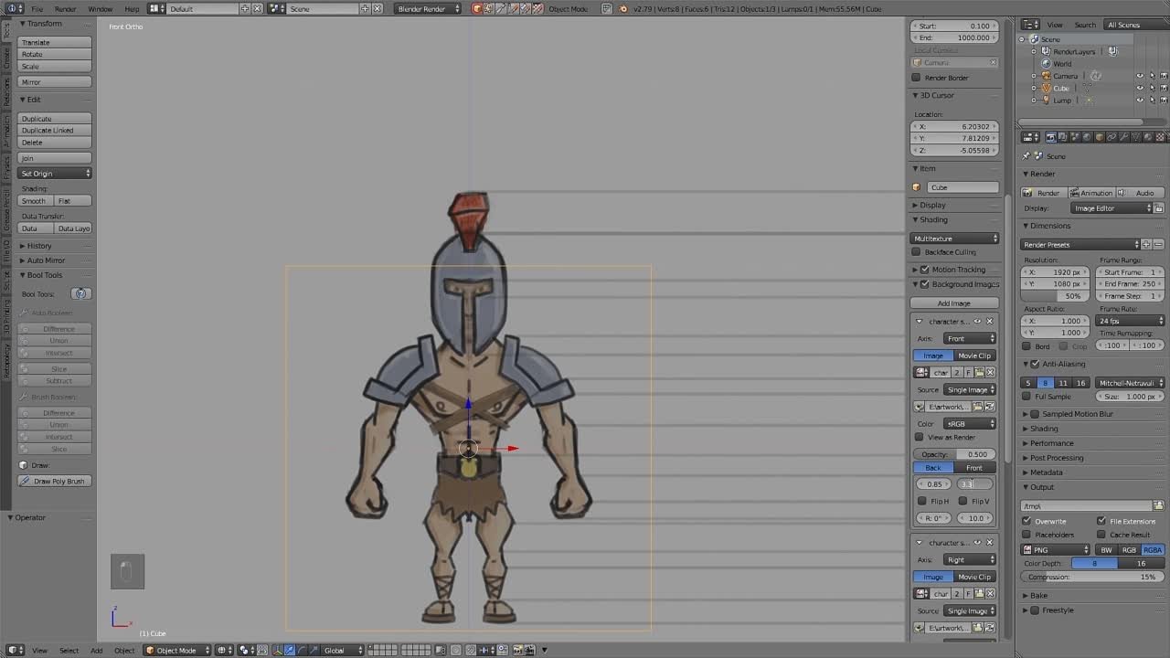 character modelling tutorial [GrantAbbitt]