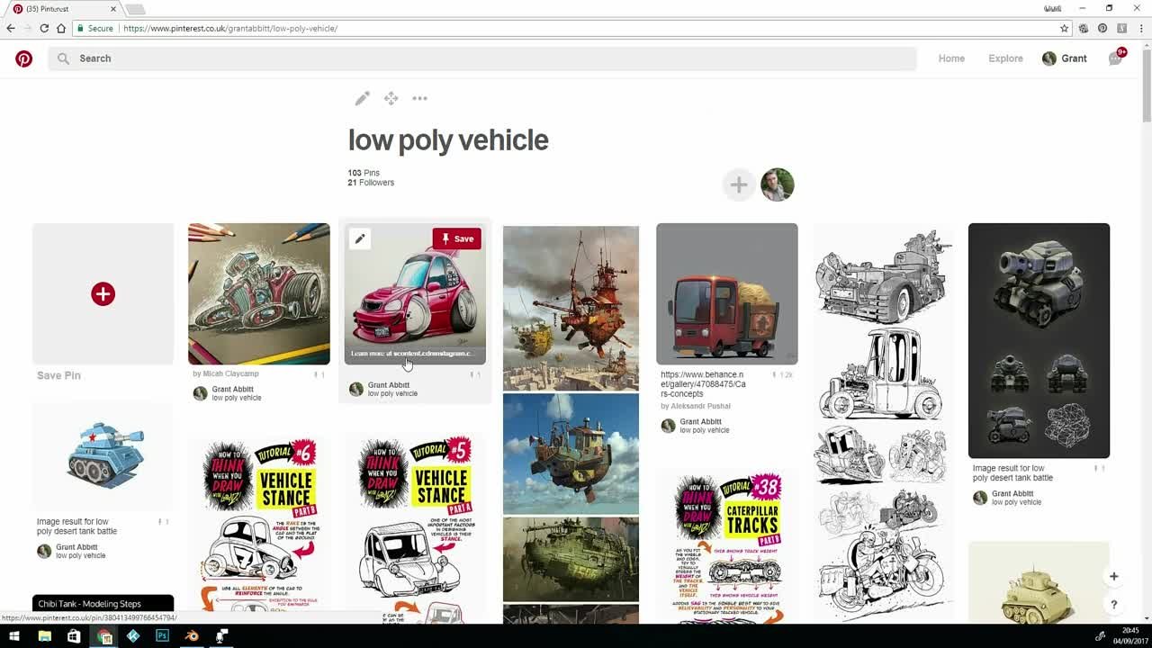 low poly tank tutorial [GrantAbbitt]