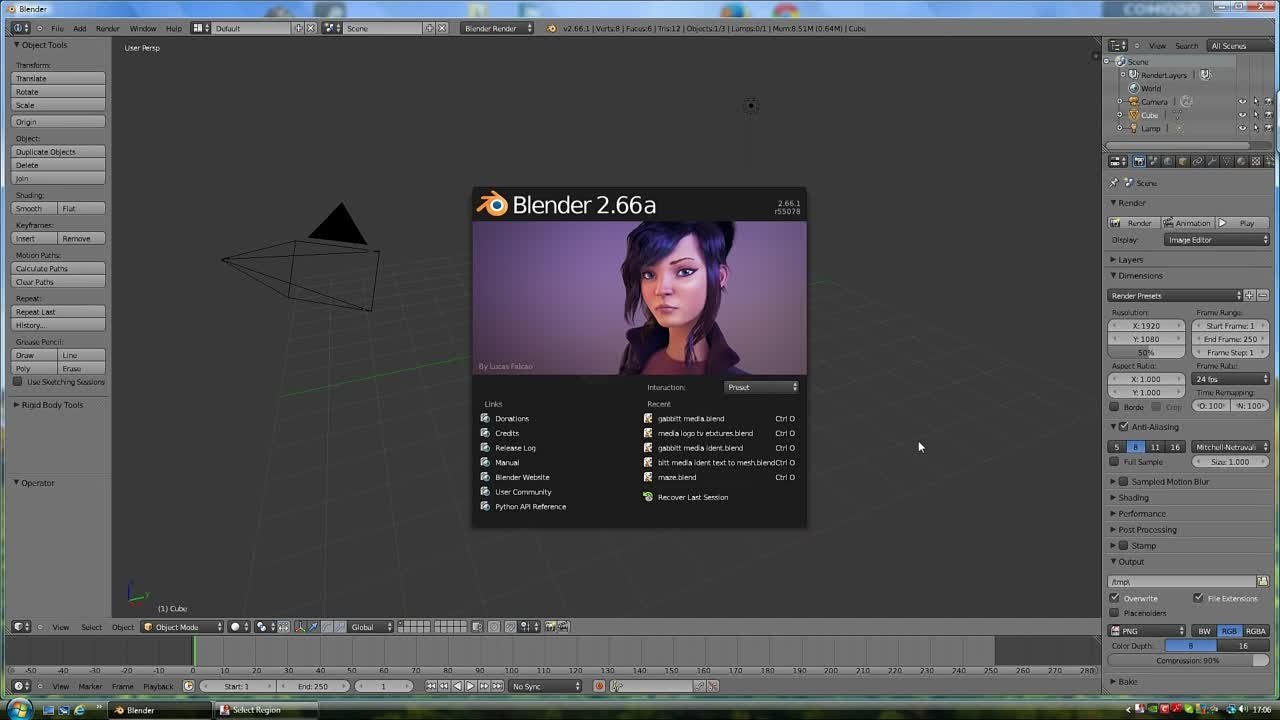 very basics - blender tutorials [GrantAbbitt]