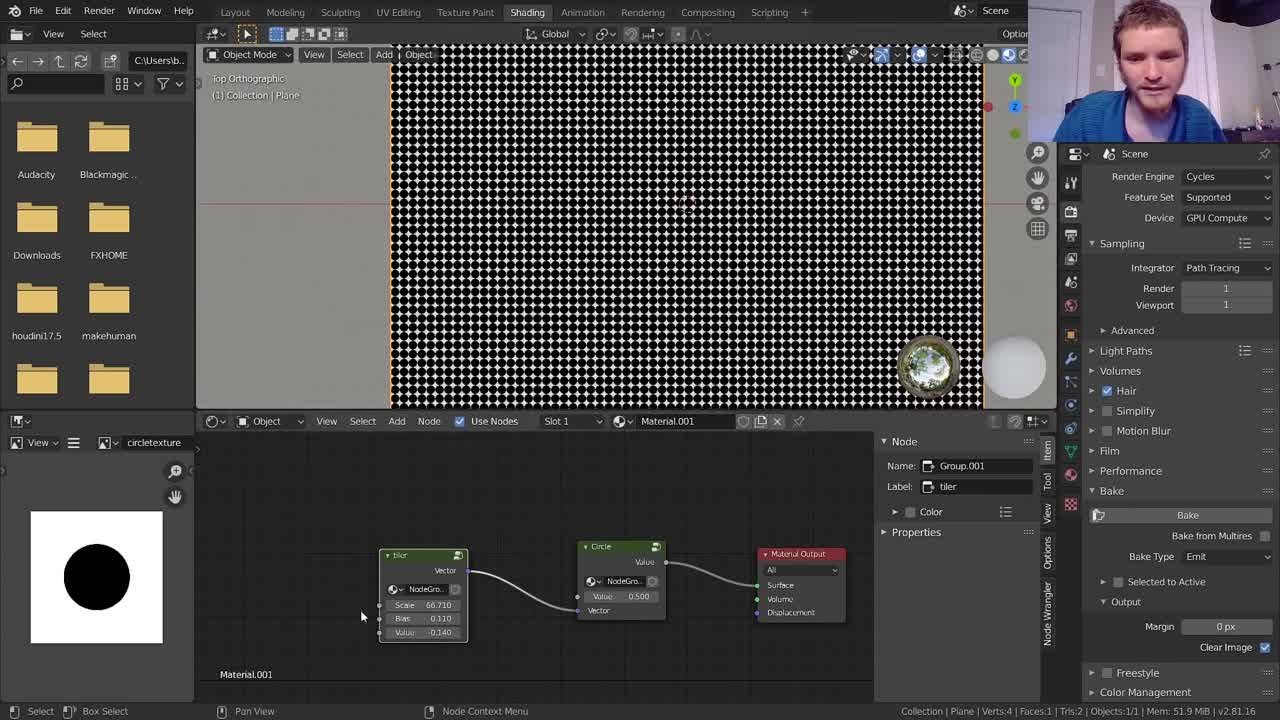 Blender Procedural Nodes [DefaultCube]