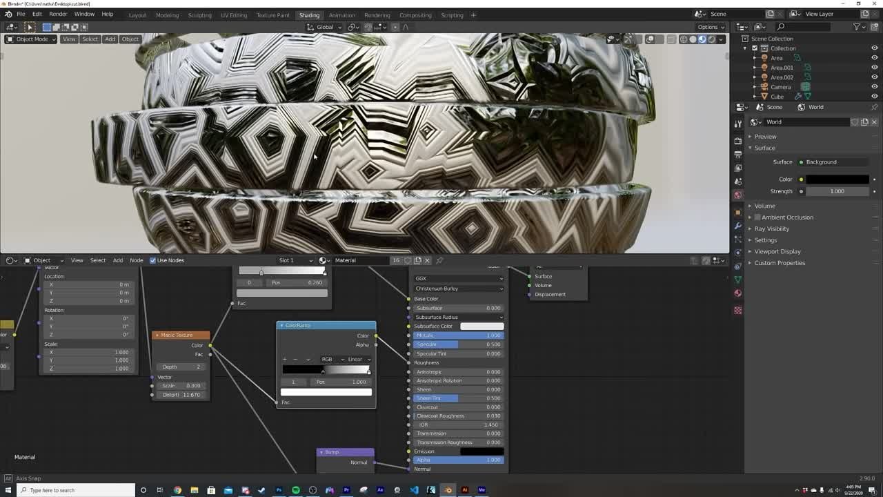 Shading with nodes [Ducky3d]
