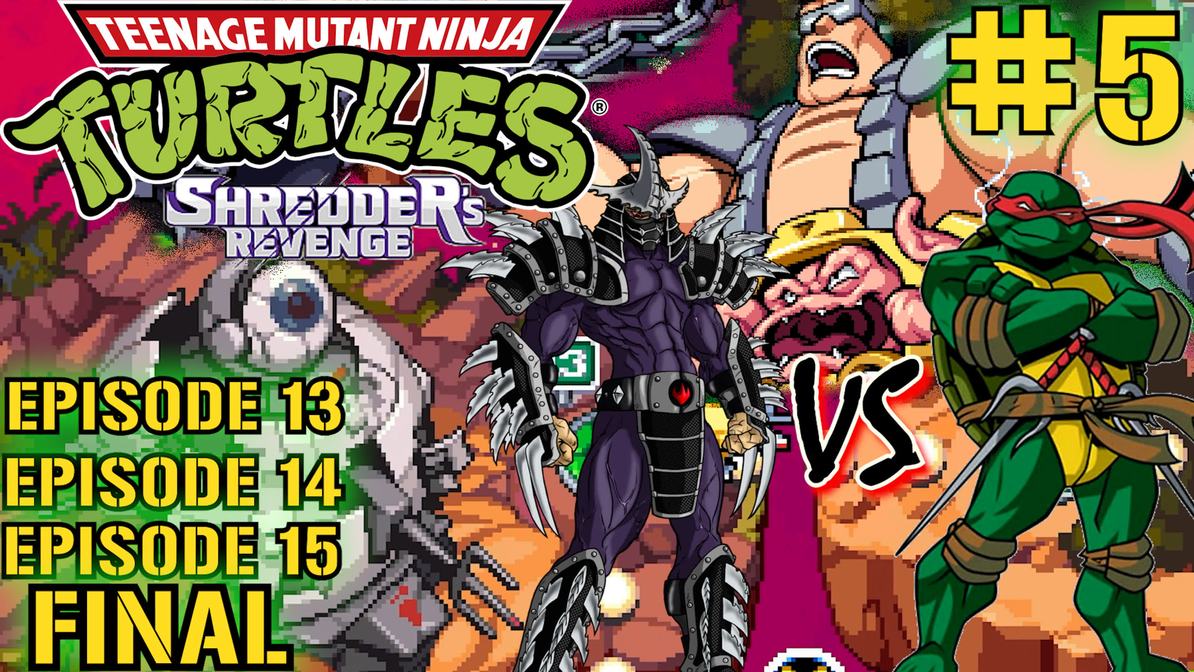 ЧЕРЕПАШКИ НИНДЗЯ МЕСТЬ ШРЕДДЕРА / TEENAGE MUTANT NINJA TURTLES SHREDDER'S REVENGE