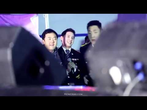 180414 Выступление Джунсу на фестивале цветения вишни в Кёнгидо