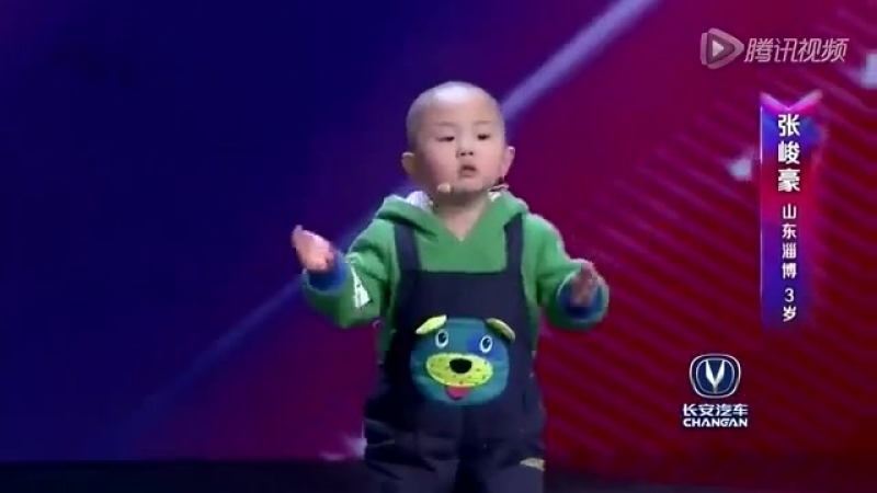 Малыш в минуте славы