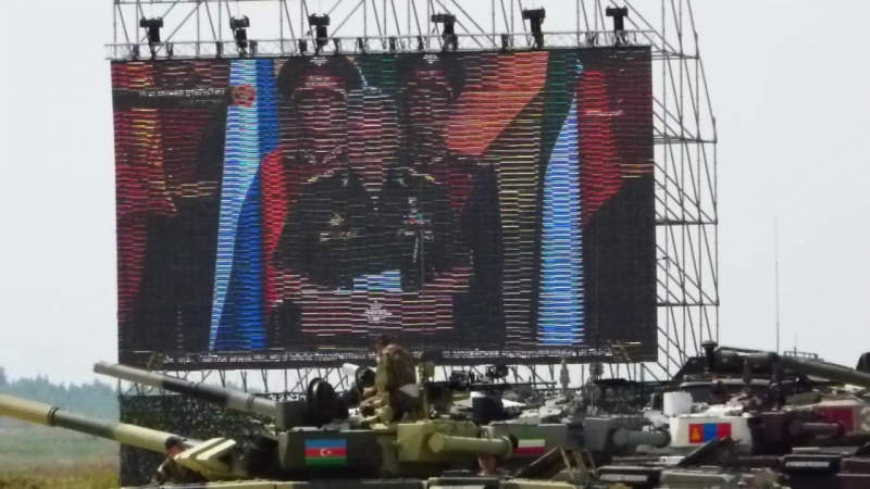 Танковый биатлон-2017, открытие, 29 июля